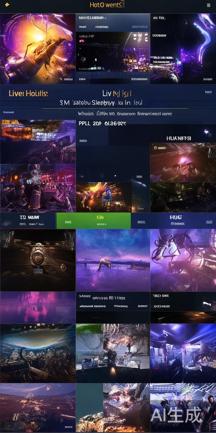 许多电竞平台在首页都会设置“热门赛事”或“直播热榜